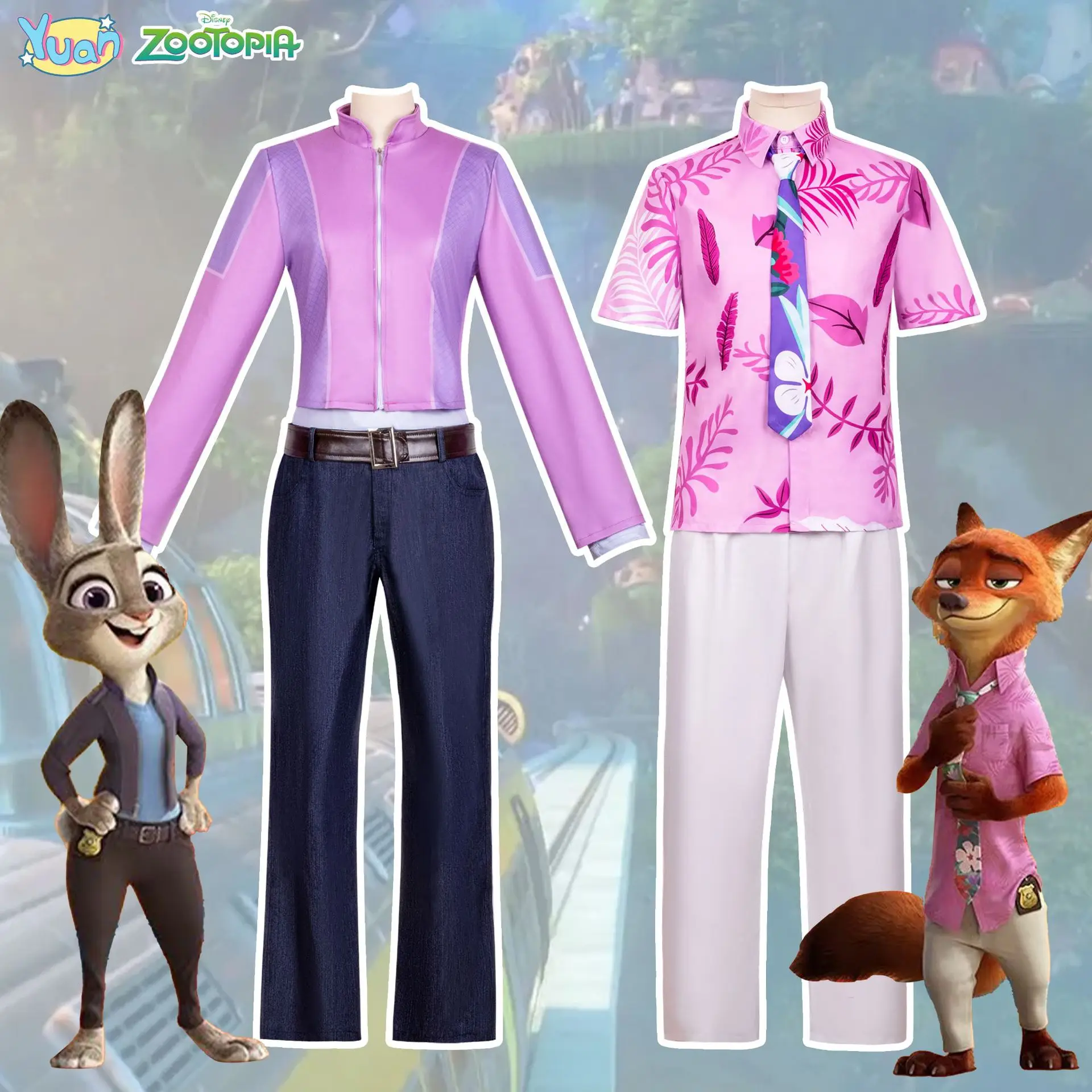 Zootopia Officer Judy Bunny Costume Nick Fox Cosplay Costume 2D Animation Performance Costume
Zootopia Officer Judy Bunny Costume Nick Fox Cosplay Costume 2D Animation Performance Costume