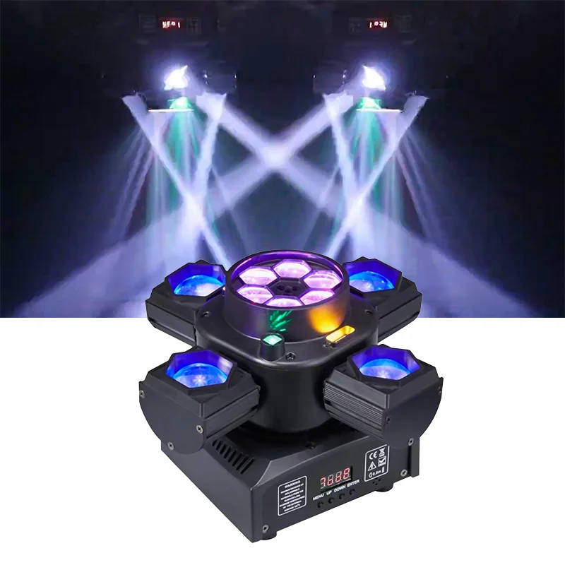 AOPU 80W Popular Product LED RGBW Laser Beam Moving Head Light Bee Eye DJ Laser Light for Disco Night Club Stage Lights
AOPU 80W Popular Product LED RGBW Laser Beam Moving Head Light Bee Eye DJ Laser Light for Disco Night Club Stage Lights