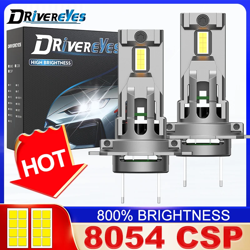 Dembaliyes H7 LED 6000K 1000W Белые лампы 1:1 Мини Размер Plug and Play Canbus Автомобильные фонари 8054 CSP 2025 новый стиль 12V High
Dembaliyes H7 LED 6000K 1000W Белые лампы 1:1 Мини Размер Plug and Play Canbus Автомобильные фонари 8054 CSP 2025 новый стиль 12V High