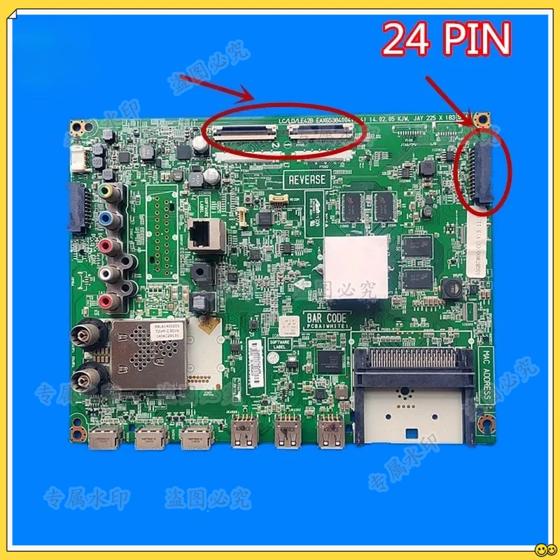 TV Motherboard EAX65384004(1.4) (1.5) EBL61400201 EBT62800409 for 55GB7800 55LB700V-ZG 42LB670V 42LB671V Main Board
TV Motherboard EAX65384004(1.4) (1.5) EBL61400201 EBT62800409 for 55GB7800 55LB700V-ZG 42LB670V 42LB671V Main Board