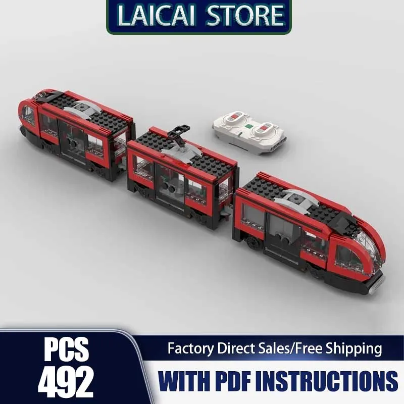 Moc Building Blocks Downtown Tram Motorized with Powered UpTechnology Brick DIY Assembly Construction Toy Holiday Gifts
Moc Building Blocks Downtown Tram Motorized with Powered UpTechnology Brick DIY Assembly Construction Toy Holiday Gifts