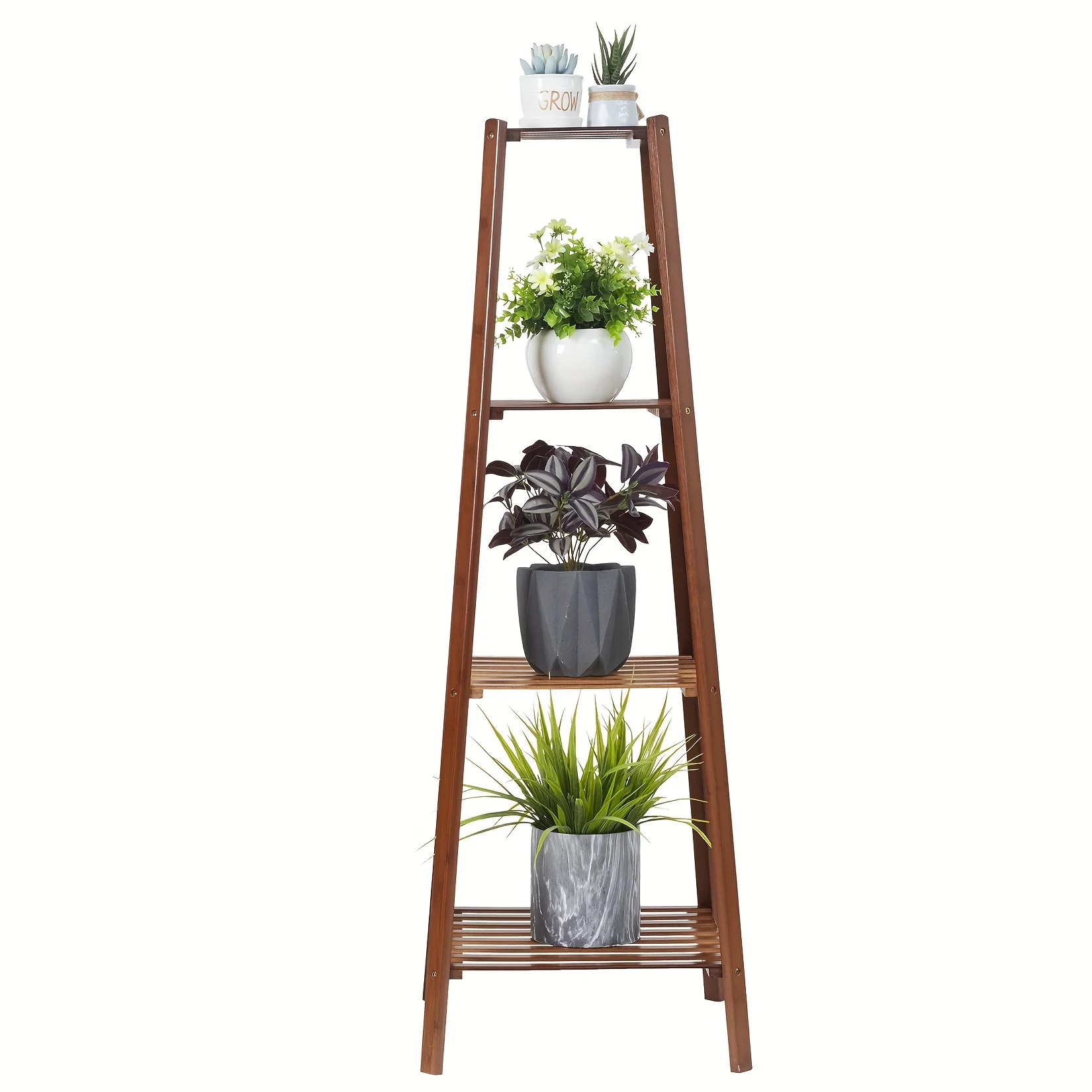 45.8 Inch High Vintage Bamboo Tall Plant Stand Garden Patio Planter Rack Holder Flower Pots Shelf Storage Rack for indoors Balcony Outdoors
45.8 Inch High Vintage Bamboo Tall Plant Stand Garden Patio Planter Rack Holder Flower Pots Shelf Storage Rack for indoors Balcony Outdoors