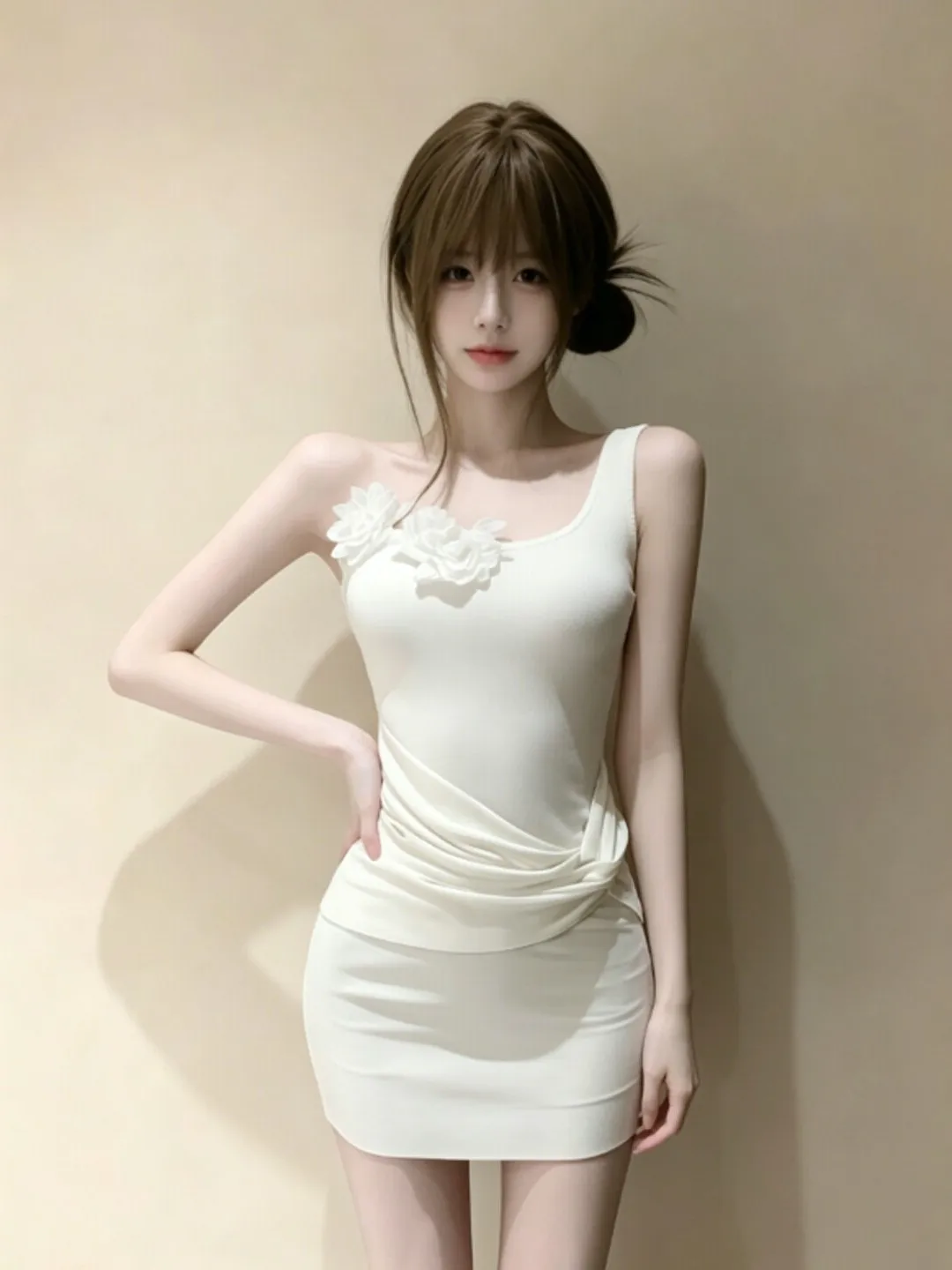 Sexy Pure Desire Strapless Waist-Cinched Bodycon Dress Summer Fashionable Floral Design Casual Wear for Women in Their 20s
Sexy Pure Desire Strapless Waist-Cinched Bodycon Dress Summer Fashionable Floral Design Casual Wear for Women in Their 20s