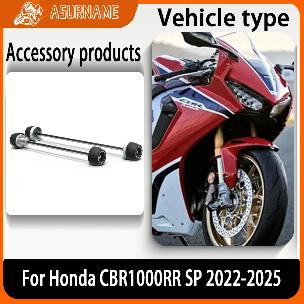 Motorcycle Front & Rear Axle Fork Crash Sliders Wheel Protection For Honda CBR1000RR SP CBR 1000RR SP 2022-2025
Motorcycle Front & Rear Axle Fork Crash Sliders Wheel Protection For Honda CBR1000RR SP CBR 1000RR SP 2022-2025