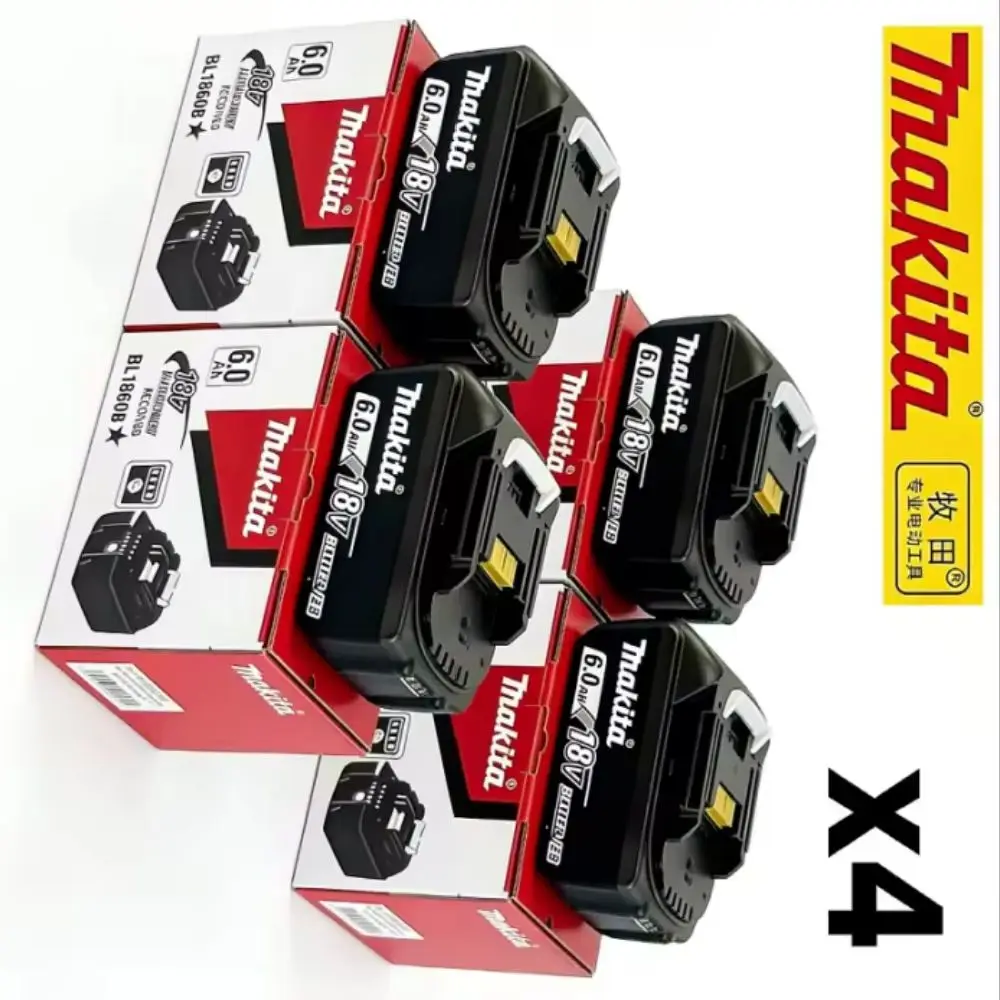 Makita BL1860 18V 6AH Li-ion Battery Genuine Replacement for LXT Tools with BMS TPCELL Compatible with BL1850 BL1840 Screwdriver
Makita BL1860 18V 6AH Li-ion Battery Genuine Replacement for LXT Tools with BMS TPCELL Compatible with BL1850 BL1840 Screwdriver