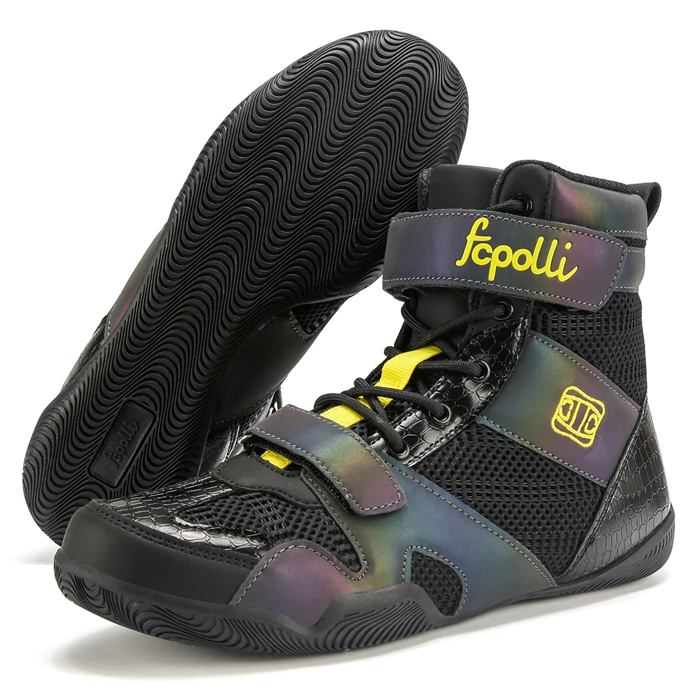 Professional Boxing Shoes Breathable Mesh Non-slip Sole Lightweight Training Sneakers for Kickboxing Wrestling Combat Sports
Professional Boxing Shoes Breathable Mesh Non-slip Sole Lightweight Training Sneakers for Kickboxing Wrestling Combat Sports