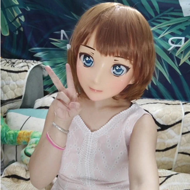 (Lanmei-07)Japan Anime Kigurumi Masks Cosplay Kigurumi Cartoon Character Role Play Half Head Lolita Doll Mask With Eyes And Wig
(Lanmei-07)Japan Anime Kigurumi Masks Cosplay Kigurumi Cartoon Character Role Play Half Head Lolita Doll Mask With Eyes And Wig