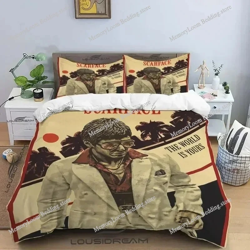 3D Printing Movie Scarface Bedding Set Duvet Cover Bed Set Quilt Cover Pillowcase Comforter king Queen Size Boys Adult
3D Printing Movie Scarface Bedding Set Duvet Cover Bed Set Quilt Cover Pillowcase Comforter king Queen Size Boys Adult
