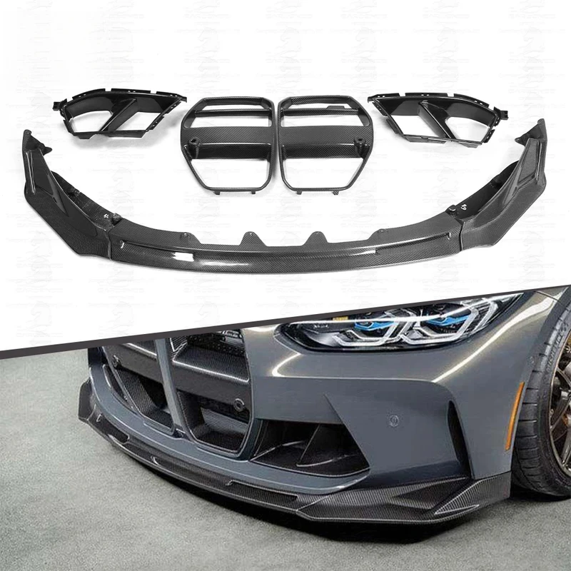 Carbon Fiber Car Grille Front Bumper Lip Body Kit for G80 G82 G83
Carbon Fiber Car Grille Front Bumper Lip Body Kit for G80 G82 G83