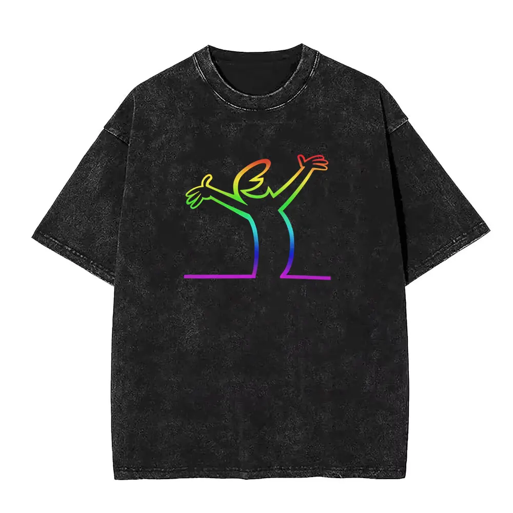 Washed Vintage Osvaldo Cavandoli La Linea Rainbow Gradient Graphic T Shirt Men Women Casual Funny Oversized Short Sleeve T-shirt
Washed Vintage Osvaldo Cavandoli La Linea Rainbow Gradient Graphic T Shirt Men Women Casual Funny Oversized Short Sleeve T-shirt