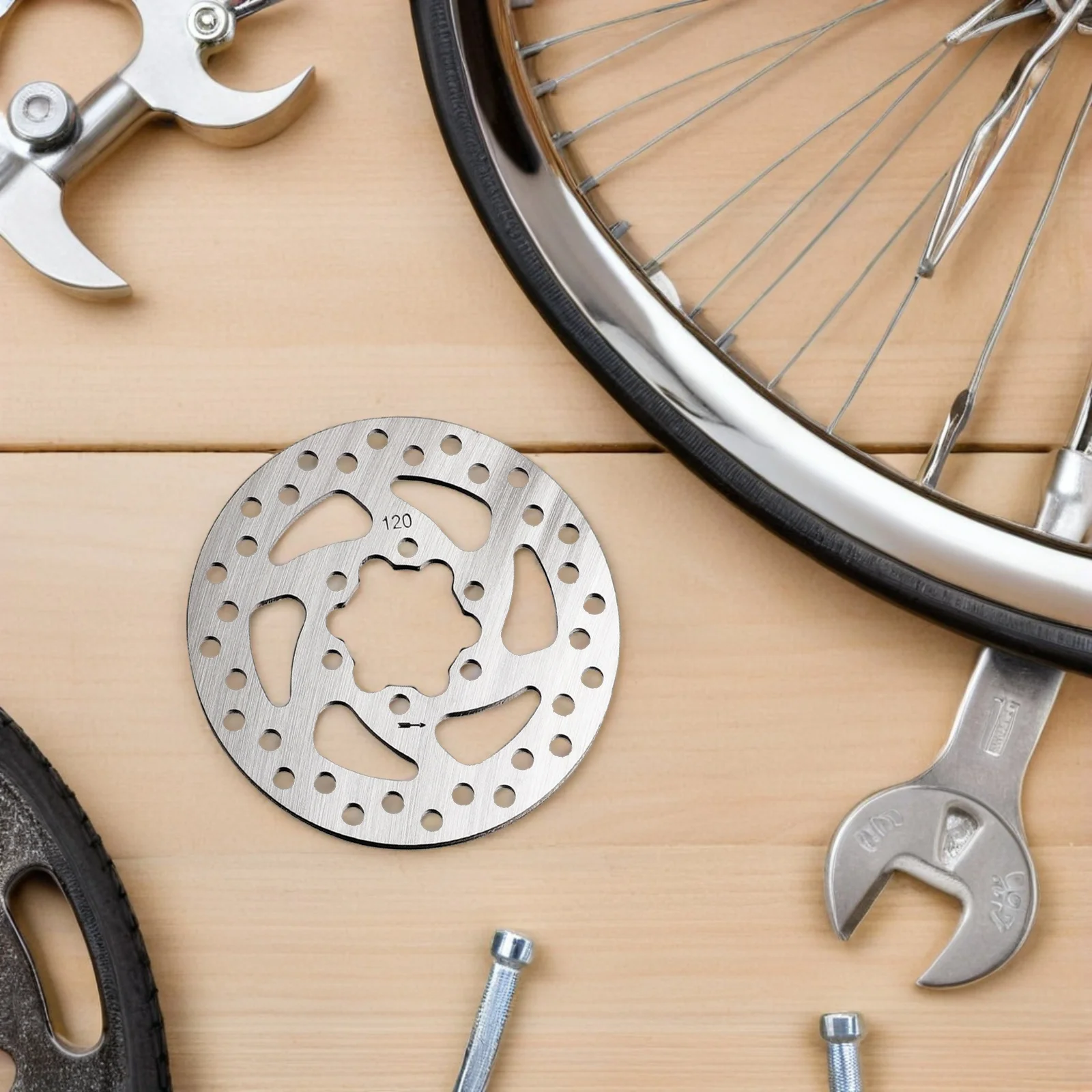 1pc For Electric Scooter Bike Durable Hollow Design Replacement Parts Rotor Bolts Bike Disc Rotor Brake Brake Disc 
1pc For Electric Scooter Bike Durable Hollow Design Replacement Parts Rotor Bolts Bike Disc Rotor Brake Brake Disc