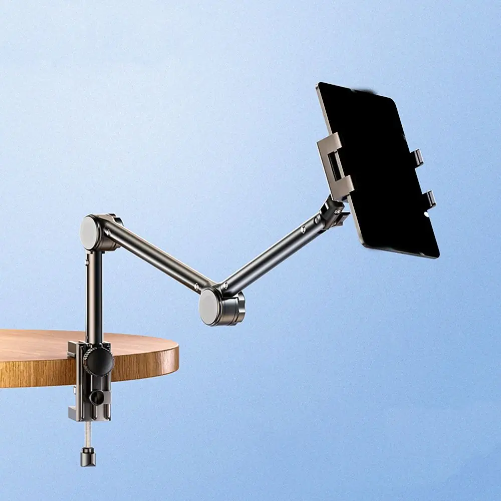 Держатель для телефона и планшета из углеродистой стали, регулируемая складная подставка для крепления планшета на 360° ° Вращающийся с металлическим рычагом
Держатель для телефона и планшета из углеродистой стали, регулируемая складная подставка для крепления планшета на 360° ° Вращающийся с металлическим рычагом
