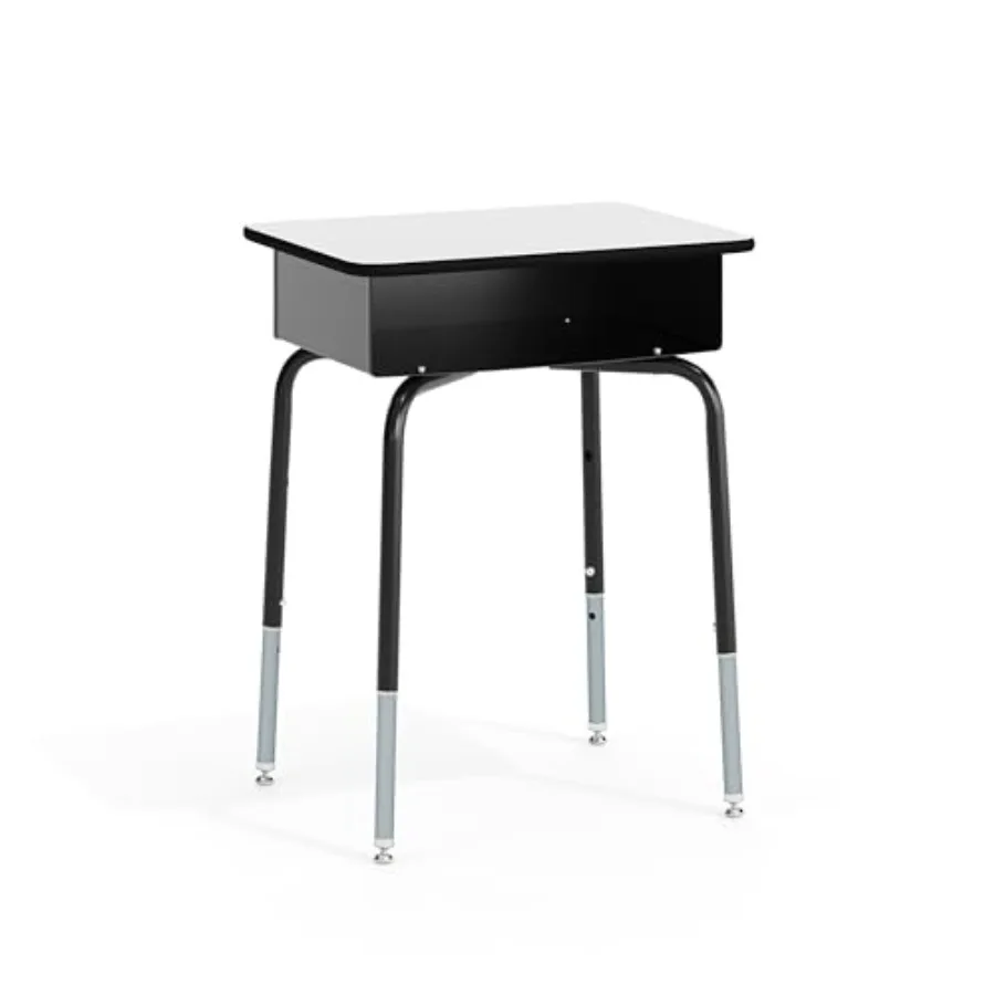 Billie Open Front Student Desk for Classrooms or Remote Learning Height Adjustable School Desk with Metal Book Box Gray/Black
Billie Open Front Student Desk for Classrooms or Remote Learning Height Adjustable School Desk with Metal Book Box Gray/Black