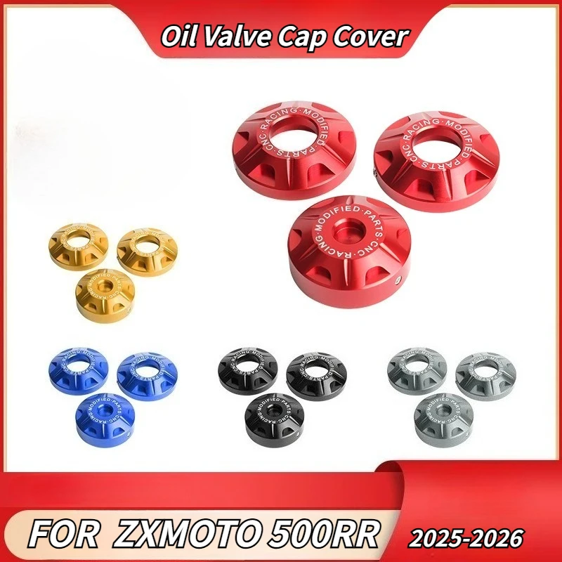 CNC Oil Valve Cap Cover For ZXMOTO 500RR 500RR 2025 2026 Clutch Rear Brake Fluid Reservoir Cover Engine Oil Valve Cap Cover
CNC Oil Valve Cap Cover For ZXMOTO 500RR 500RR 2025 2026 Clutch Rear Brake Fluid Reservoir Cover Engine Oil Valve Cap Cover