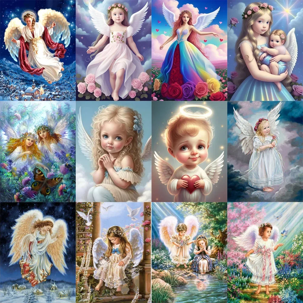 DIY 5D full Diamond Embroidery,Round Diamond Angel Girl Wings bedroom living room decoration rhinestone Diamond painting
DIY 5D full Diamond Embroidery,Round Diamond Angel Girl Wings bedroom living room decoration rhinestone Diamond painting