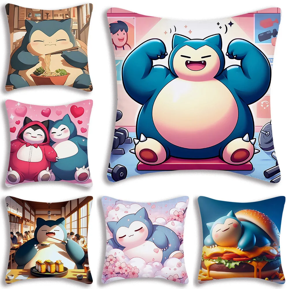 Cartoon Kawaii Snorlaxs Pillow Covers Cartoon Sofa Decorative Home Double-sided Printing Short Plush Cute Cushion Cover
Cartoon Kawaii Snorlaxs Pillow Covers Cartoon Sofa Decorative Home Double-sided Printing Short Plush Cute Cushion Cover
