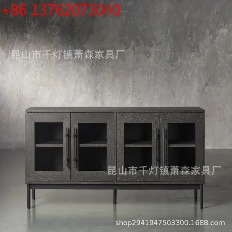 Nordic simple furniture light luxury retro solid wood oak TV cabinet living room French storage cabinet
Nordic simple furniture light luxury retro solid wood oak TV cabinet living room French storage cabinet