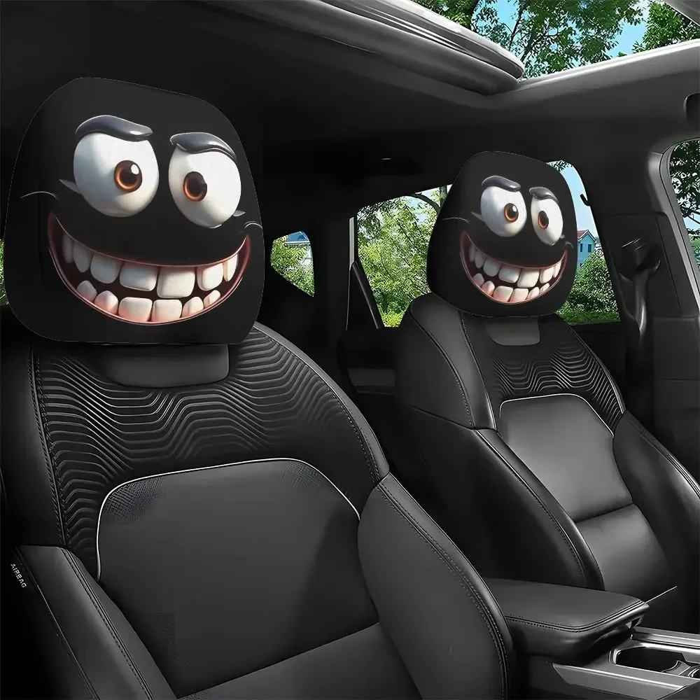 2pcs Smiley Face Printed Car Pillowcase Soft Comfortable Decorative Cushion Cover Auto Seat Headrest Washable Polyester Fabric
2pcs Smiley Face Printed Car Pillowcase Soft Comfortable Decorative Cushion Cover Auto Seat Headrest Washable Polyester Fabric