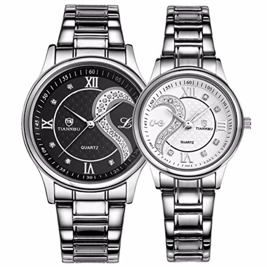 DREAMING QandP Fq-102 Stainless Steel Romantic Pair His and Hers Wrist Watches for Men Women Set of 2
DREAMING QandP Fq-102 Stainless Steel Romantic Pair His and Hers Wrist Watches for Men Women Set of 2