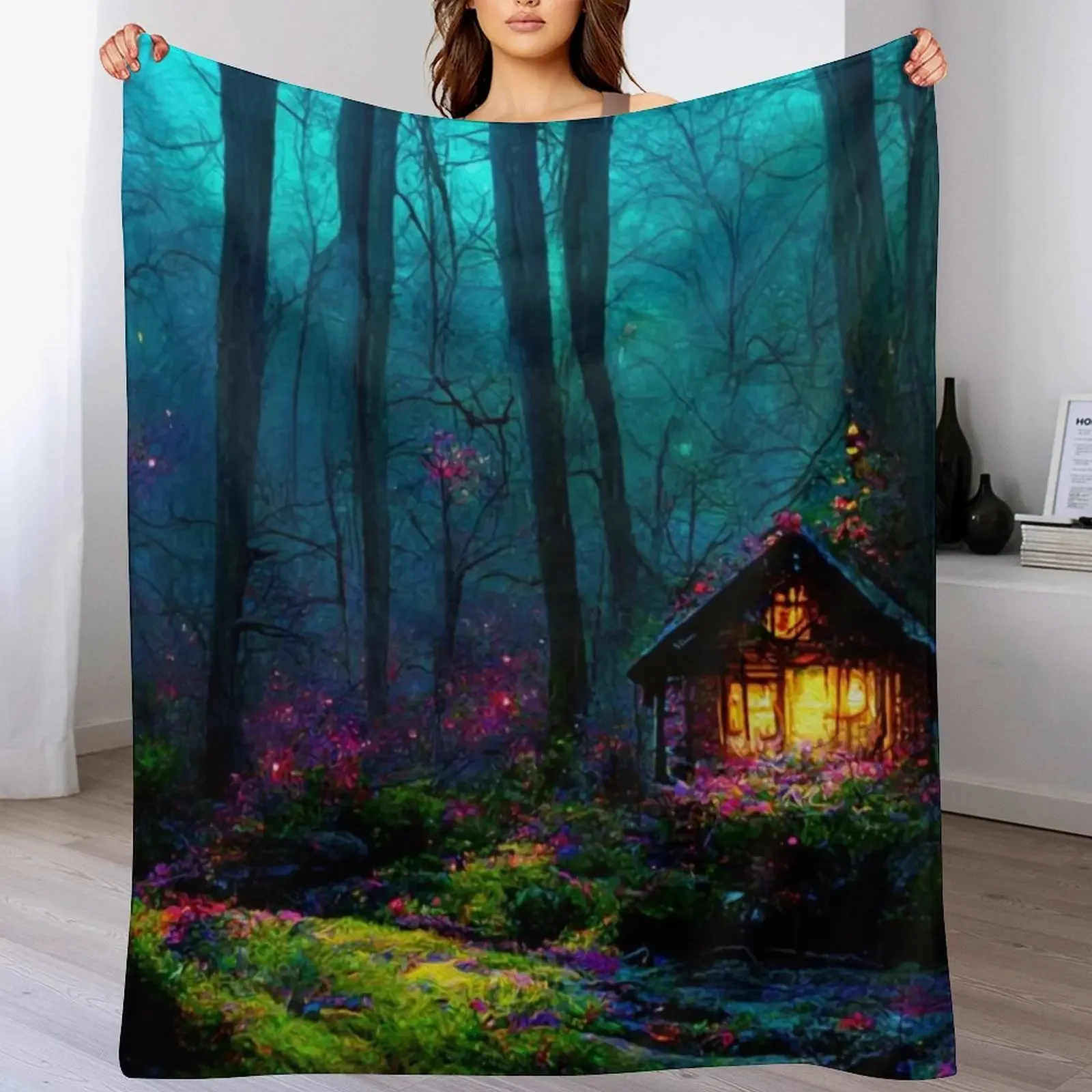 Home at the Heart of the Forest Throw Blanket Furry Luxury Brand Flannel Fabric wednesday Blankets
Home at the Heart of the Forest Throw Blanket Furry Luxury Brand Flannel Fabric wednesday Blankets