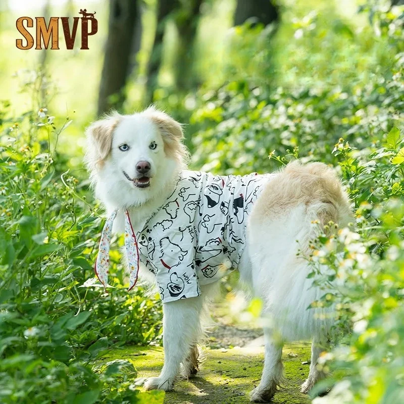 Spring and Summer Cotton Thin Cartoon Puppy Print Pattern Pet Clothing Trendy Clothes Shirt Sun Protective Clothing
Spring and Summer Cotton Thin Cartoon Puppy Print Pattern Pet Clothing Trendy Clothes Shirt Sun Protective Clothing