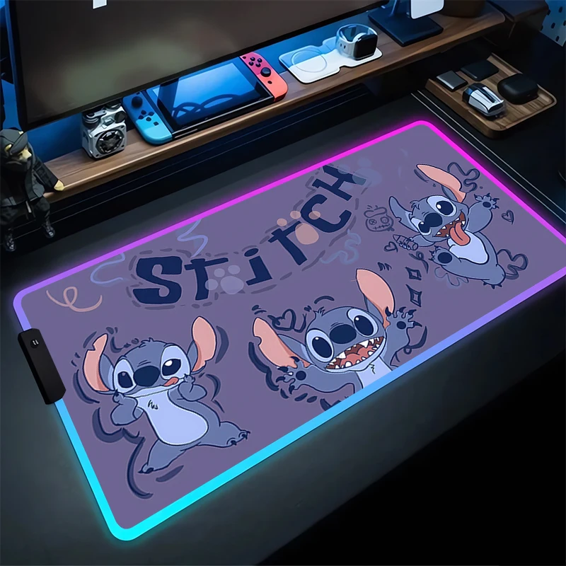 RGB Mouse Pad S-Stitch Non-Slip Rubber Edge locking mousepads Game play mats notebook computer Home Decor Kawaii Mouse mat
RGB Mouse Pad S-Stitch Non-Slip Rubber Edge locking mousepads Game play mats notebook computer Home Decor Kawaii Mouse mat