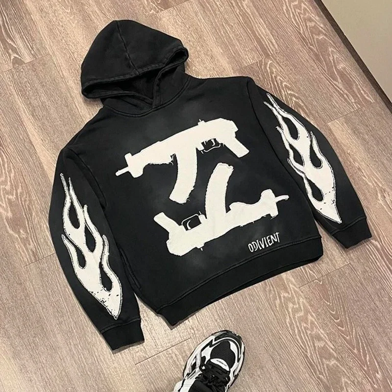 High quality High Street Personalized Letter Printed Men Hoodie Y2K Harajuku Gothic Punk Men and Women Sportswear streetwear
High quality High Street Personalized Letter Printed Men Hoodie Y2K Harajuku Gothic Punk Men and Women Sportswear streetwear