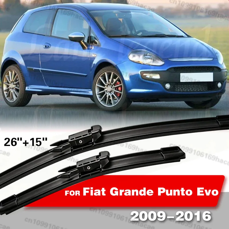 Wiper Front Wiper Blades Set For Fiat Grande Punto Evo 2009 - 2016 Windshield Winscreen Window Car Rain Brush 26"+15"
Wiper Front Wiper Blades Set For Fiat Grande Punto Evo 2009 - 2016 Windshield Winscreen Window Car Rain Brush 26"+15"