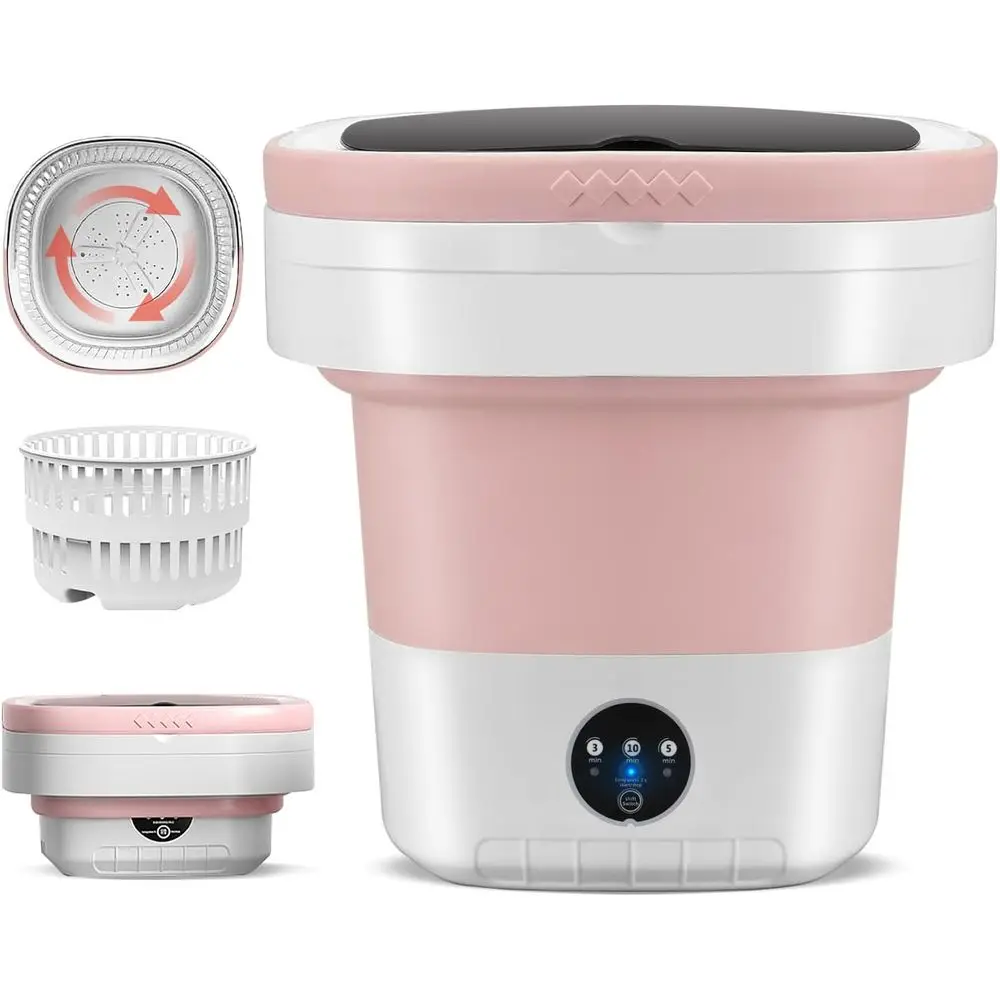 Портативная мини-стиральная машина на 16 л с 3 режимами и корзиной для отжима для чистки нижнего белья, детской одежды, маленьких рубашек для квартир, домов
Портативная мини-стиральная машина на 16 л с 3 режимами и корзиной для отжима для чистки нижнего белья, детской одежды, маленьких рубашек для квартир, домов