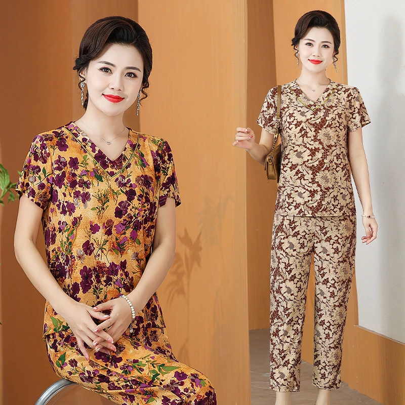 Elegant Women's Sets Summer Casual Loose Two Piece Pant Sets for Women Summer Clothes High Quality
Elegant Women's Sets Summer Casual Loose Two Piece Pant Sets for Women Summer Clothes High Quality