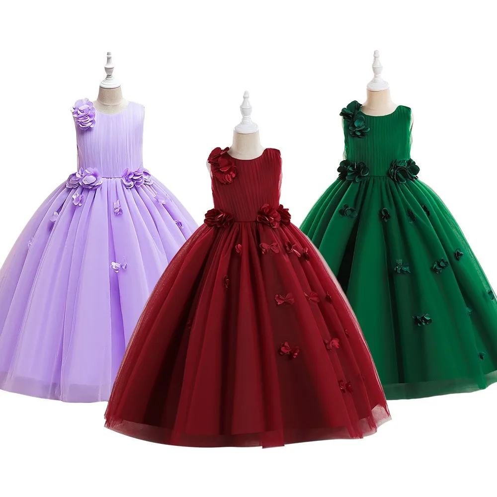 Elegant Flower Party Girls Dresses Christmas Costume Summer Wedding Bridesmaid Princess Prom Dress Birthday Flower Kids Clothing
Elegant Flower Party Girls Dresses Christmas Costume Summer Wedding Bridesmaid Princess Prom Dress Birthday Flower Kids Clothing