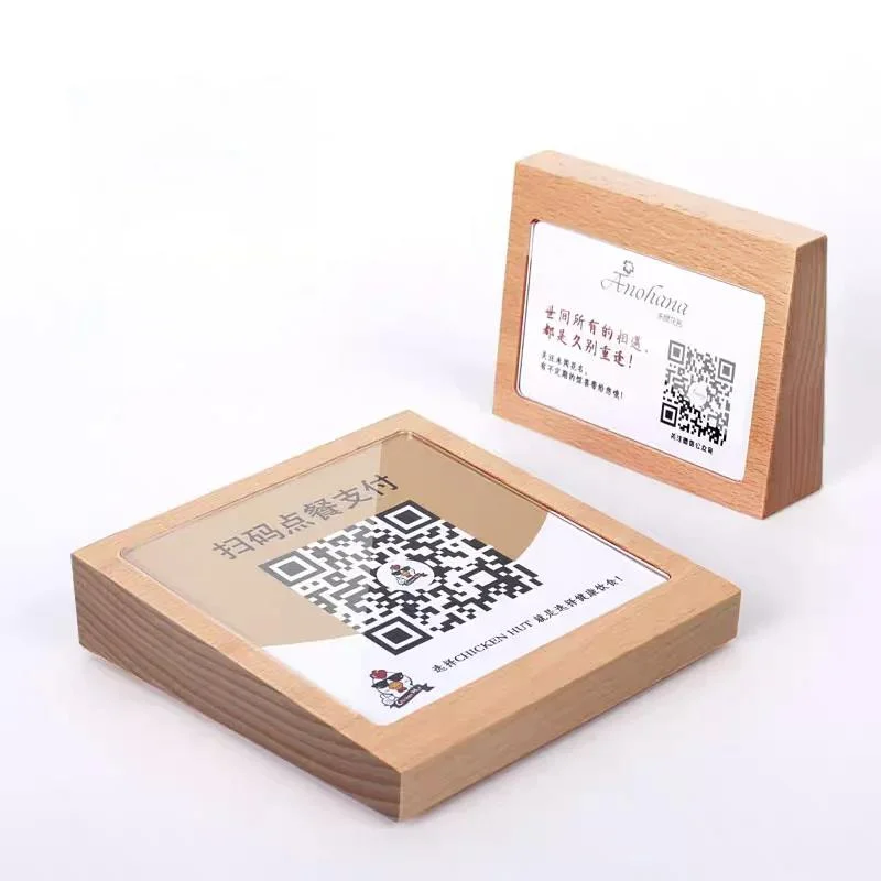 2PCS 90X54MM Table Acrylic Sign Holder Display Stand Ad Photo Picture Frame Wood Menu Paper Holder Small Price Label Card Tags
2PCS 90X54MM Table Acrylic Sign Holder Display Stand Ad Photo Picture Frame Wood Menu Paper Holder Small Price Label Card Tags