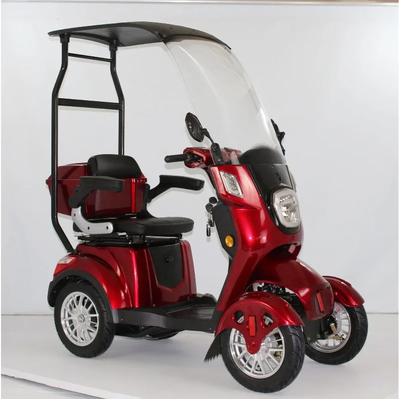 Semi-enclosed the elderly scooter four-wheel electric vehicle disabled mobility wheelchair with ceiling urban leisure elderly
Semi-enclosed the elderly scooter four-wheel electric vehicle disabled mobility wheelchair with ceiling urban leisure elderly