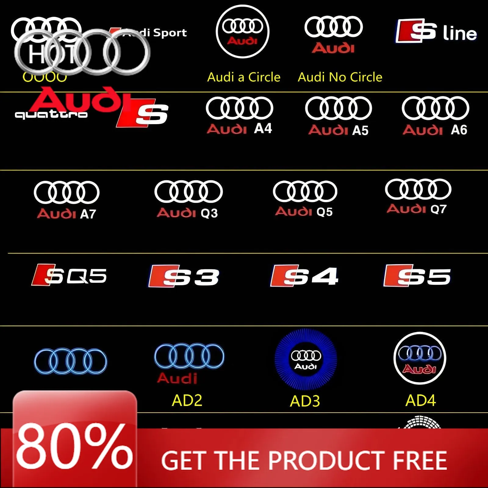 2026 Hot Interior Stickers 2X For Audi S line Quattro A1 A3 A4 A5 A6 A7 A8 Q3 Q5 SQ5 Q2 S3 S4 S5 S6 S7 RS3 RS4 RS5 RS6 Led logo
2026 Hot Interior Stickers 2X For Audi S line Quattro A1 A3 A4 A5 A6 A7 A8 Q3 Q5 SQ5 Q2 S3 S4 S5 S6 S7 RS3 RS4 RS5 RS6 Led logo