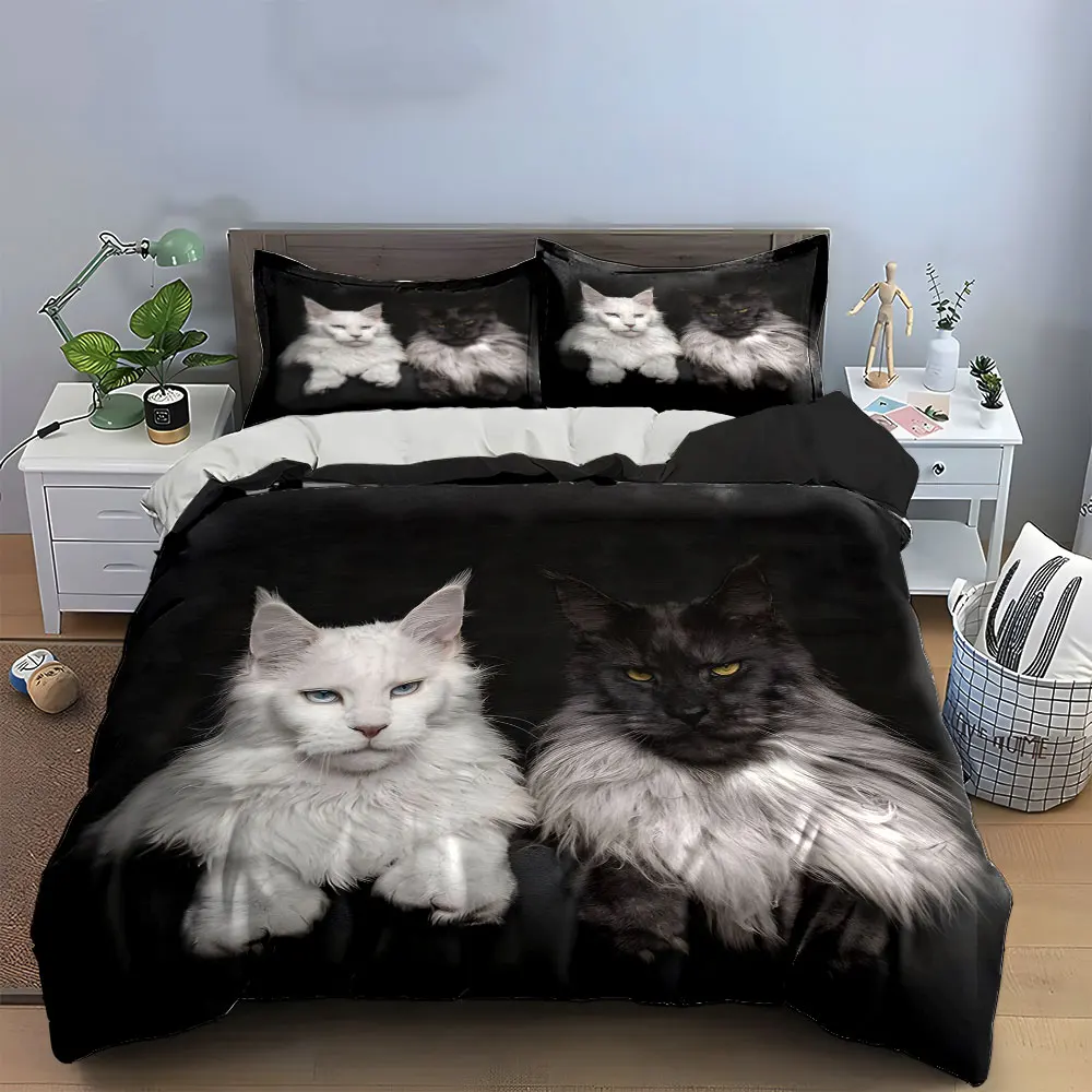 "Elegant Cat-Themed Home Decor Set" Multiple sizes kid's and adults' bedroom Exquisite 3PC bedding set, gift
"Elegant Cat-Themed Home Decor Set" Multiple sizes kid's and adults' bedroom Exquisite 3PC bedding set, gift