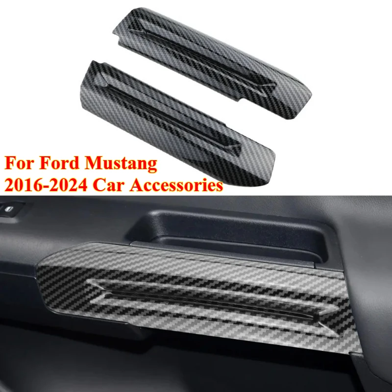 2PCS Imitation Carbon Fiber Interior Door Armrest Trims Decoration Cover Stickers for Ford Mustang 2016-2024 Car Accessories
2PCS Imitation Carbon Fiber Interior Door Armrest Trims Decoration Cover Stickers for Ford Mustang 2016-2024 Car Accessories
