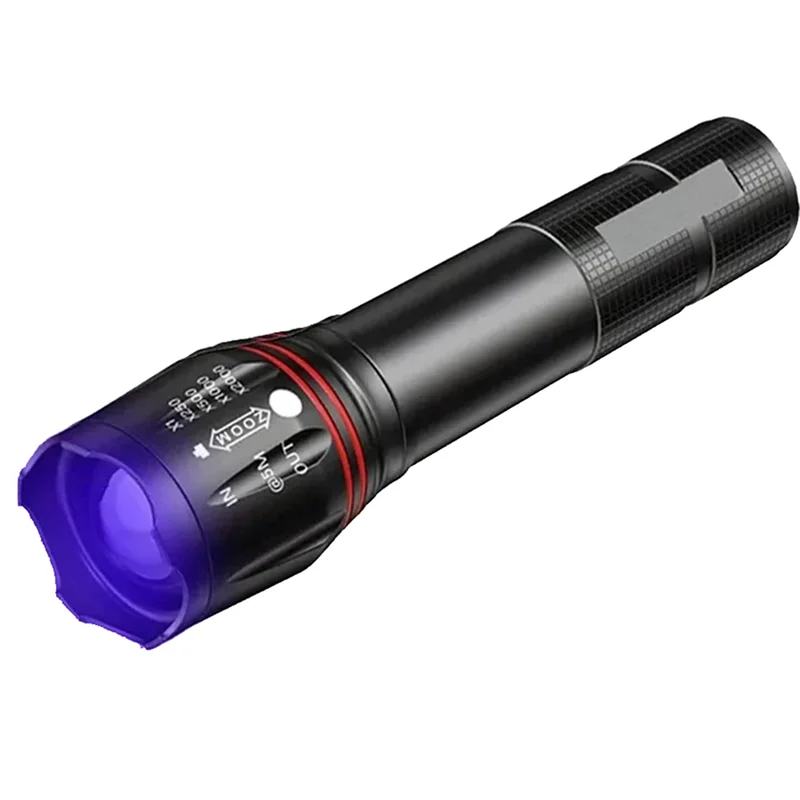 ABZV-UV Flashlight 395Nm LED Rechargeable Zoomable Light For Pet Stain Detector Tools Lantern Money Fluorescence Detection
ABZV-UV Flashlight 395Nm LED Rechargeable Zoomable Light For Pet Stain Detector Tools Lantern Money Fluorescence Detection