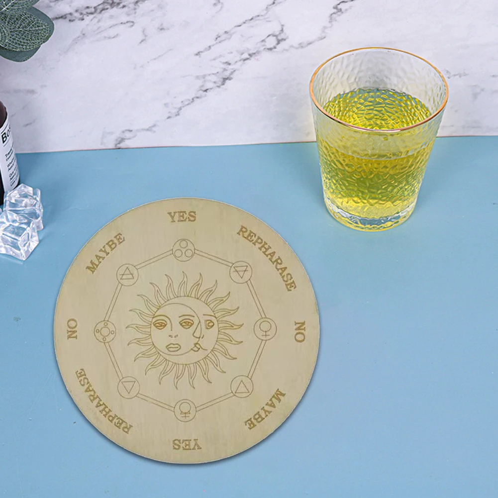 Dreamy Wooden Pendulum Board with Moon Star Divination Energy Carven Plate Healing Board Altar Ornaments
Dreamy Wooden Pendulum Board with Moon Star Divination Energy Carven Plate Healing Board Altar Ornaments