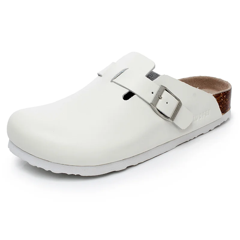 Тапочки Baotou, мужские пробковые тапочки, повседневные ленивые тапочки на плоской подошве, белые тапочки для пар, обувь Boken
Тапочки Baotou, мужские пробковые тапочки, повседневные ленивые тапочки на плоской подошве, белые тапочки для пар, обувь Boken