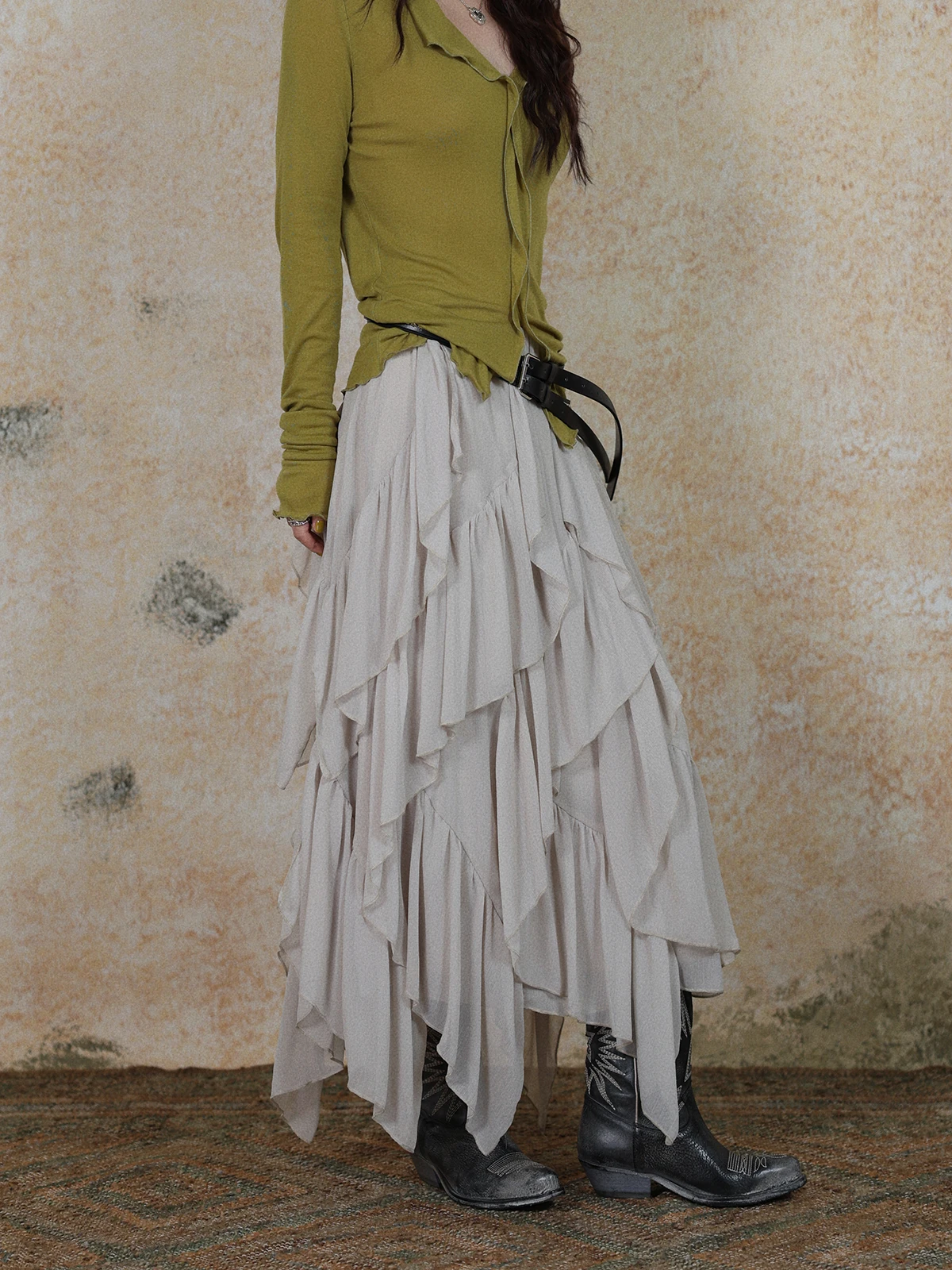 Винтажная многослойная асимметричная юбка А-силуэта DR, женское летнее платье свободного кроя с завышенной талией, из комбинированной ткани
Винтажная многослойная асимметричная юбка А-силуэта DR, женское летнее платье свободного кроя с завышенной талией, из комбинированной ткани