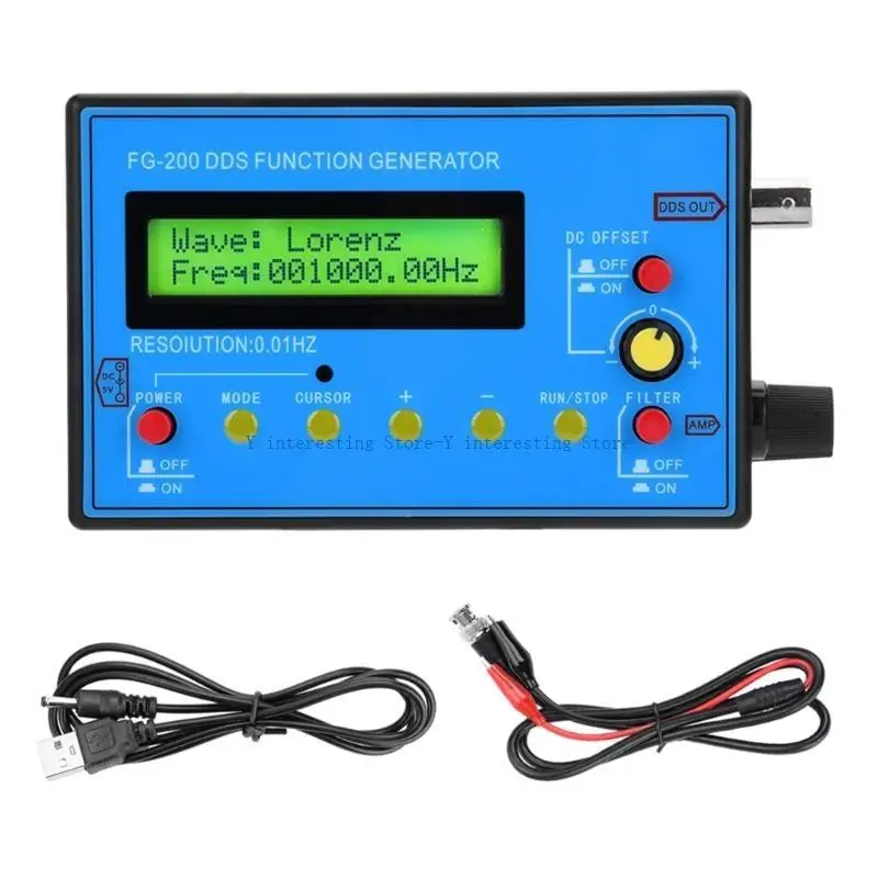 896A Multifunction Waveform Generator Portable with Schumann Resonator Frequency Generator 0.01Hz-500kHz DDS Generator
896A Multifunction Waveform Generator Portable with Schumann Resonator Frequency Generator 0.01Hz-500kHz DDS Generator