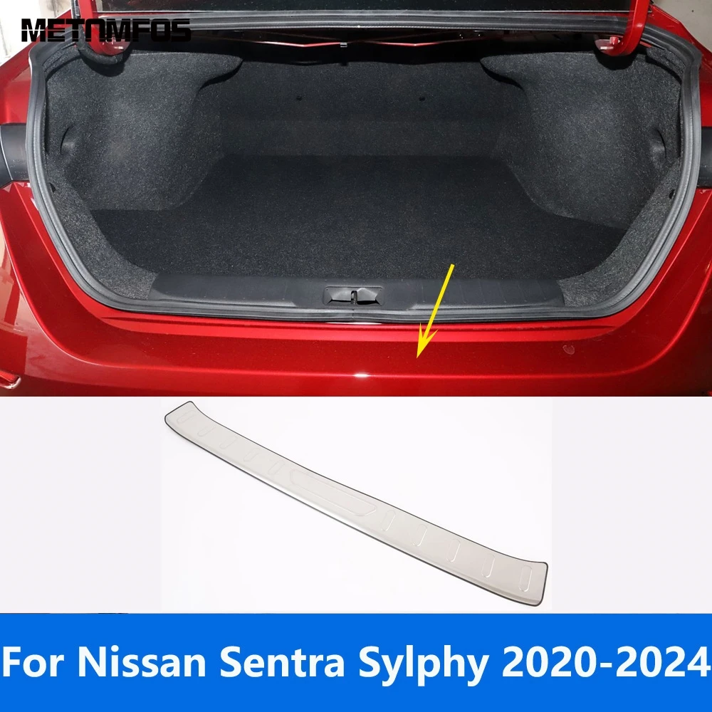 For Nissan Sentra Sylphy 2020-2023 2024 Exterior Rear Trunk Bumper Foot Plate Tailgate Door Sill Scuff Guard Plate Accessories
For Nissan Sentra Sylphy 2020-2023 2024 Exterior Rear Trunk Bumper Foot Plate Tailgate Door Sill Scuff Guard Plate Accessories