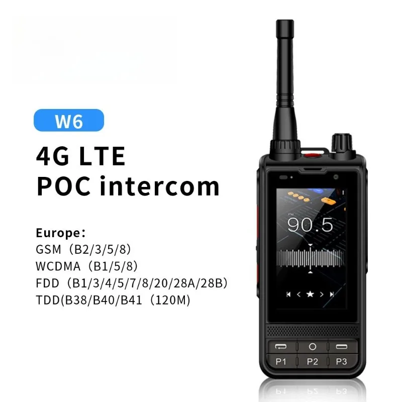 W6 4G Android 10 UHF 400-470MHz Walkie Talkie Dual Mode POC Analog Two Way Radio
W6 4G Android 10 UHF 400-470MHz Walkie Talkie Dual Mode POC Analog Two Way Radio