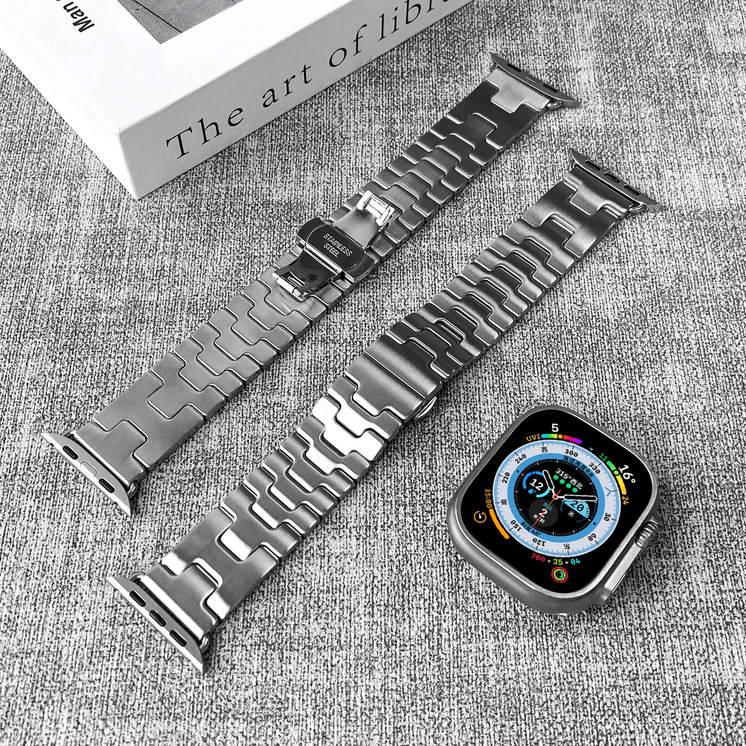 Kebitt Fashion Stainless Steel Band Iwatch Satine H Strap For Apple Watch Series 10 Ultra2 9 8 7 6 49MM 46MM 45MM 42MM 41MM
Kebitt Fashion Stainless Steel Band Iwatch Satine H Strap For Apple Watch Series 10 Ultra2 9 8 7 6 49MM 46MM 45MM 42MM 41MM