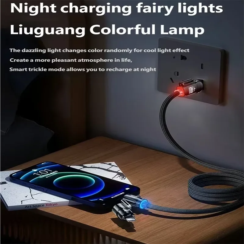 1.5M Braided Data Cable Wire 4-in-1 Super Fast Charging Data Cable Zinc Alloy Suitable For Car Data Cable Apple HUAWEI
1.5M Braided Data Cable Wire 4-in-1 Super Fast Charging Data Cable Zinc Alloy Suitable For Car Data Cable Apple HUAWEI