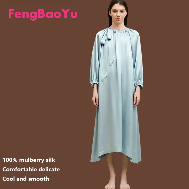 100% Silkworm Silk Women's Nightdress Spring and Summer Champagne Silk Home Wear Comfortable Smooth Cool Casual Women's Wear
100% Silkworm Silk Women's Nightdress Spring and Summer Champagne Silk Home Wear Comfortable Smooth Cool Casual Women's Wear
