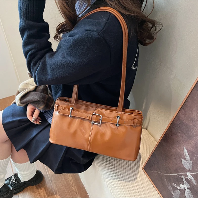 Korean Style High-end Women's Underarm Bag Fashion Trend Leather Pu Shoulder Bag Classic Retro Ladies Handbag Streetwear Bag
Korean Style High-end Women's Underarm Bag Fashion Trend Leather Pu Shoulder Bag Classic Retro Ladies Handbag Streetwear Bag