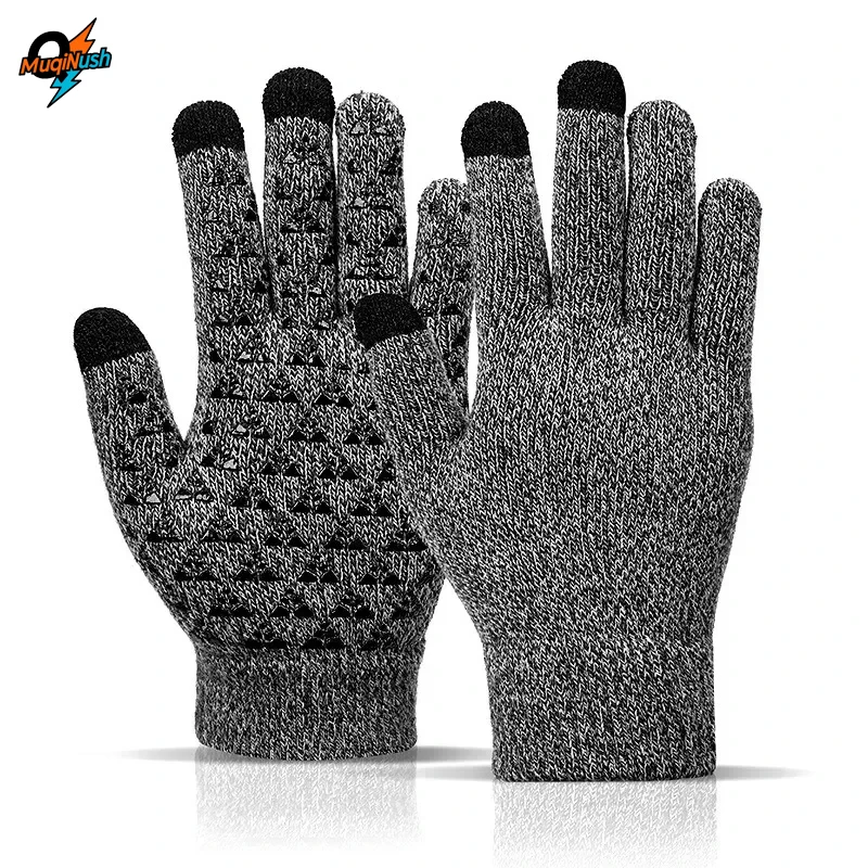 MuqiNush Winter Knit Touchscreen Gloves Warm Gloves Elastic Anti-slip Velvet Elasticity for Men Women Running Driving Hiking 
MuqiNush Winter Knit Touchscreen Gloves Warm Gloves Elastic Anti-slip Velvet Elasticity for Men Women Running Driving Hiking