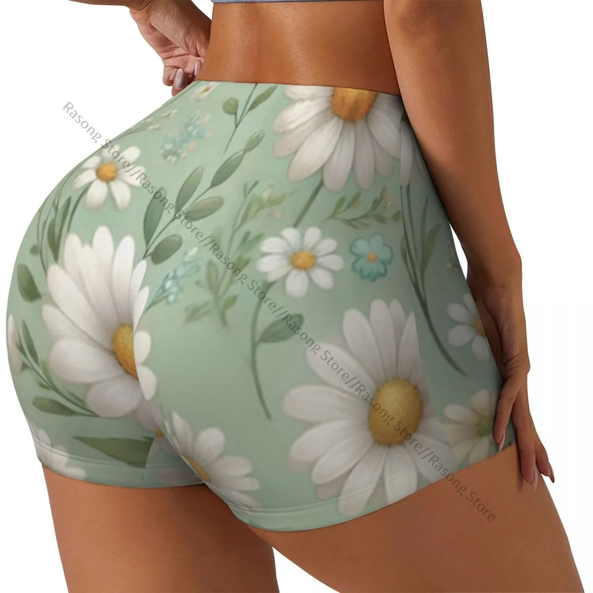 Spandex Yoga Shorts for Women Daisy Dandy Print Workout Booty Shorts
Spandex Yoga Shorts for Women Daisy Dandy Print Workout Booty Shorts