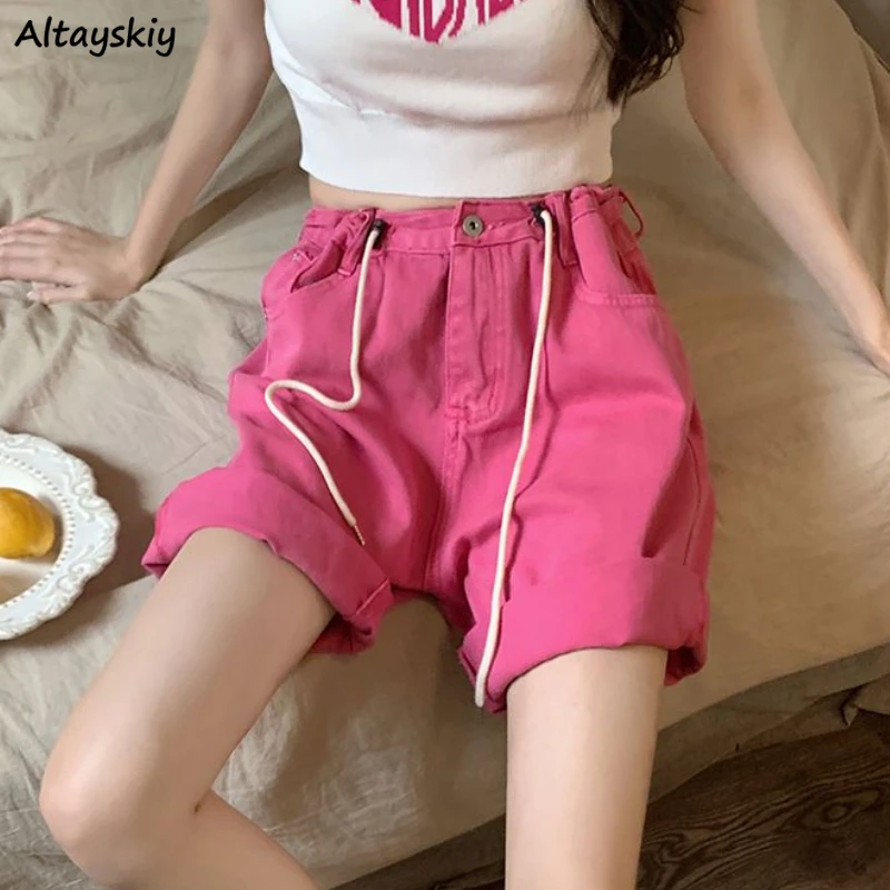 Rosy Shorts Women Denim Loose Casual Wide Leg High Waist Harajuku Solid All-match Korean Style Vintage Summer Fashion Trousers
Rosy Shorts Women Denim Loose Casual Wide Leg High Waist Harajuku Solid All-match Korean Style Vintage Summer Fashion Trousers